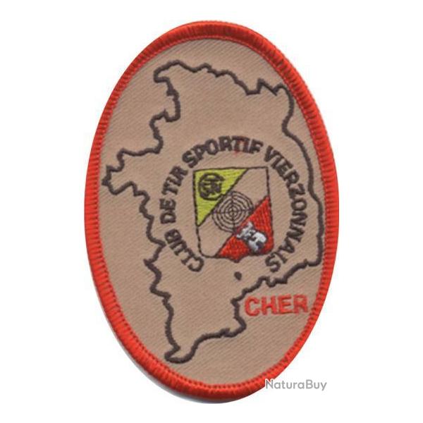 Ecusson tissu Club de Tir Vierzonnais Vierzon