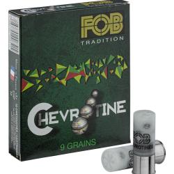 Cartouches Fob Tradition chevrotine - Cal. 12/70 9 GRAIN