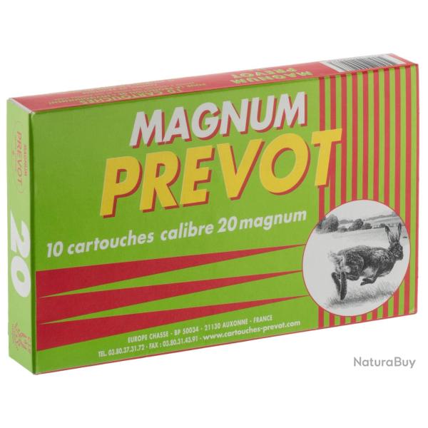 Cartouches Prevot chevrotines - Cal. 20/76 12 Grain