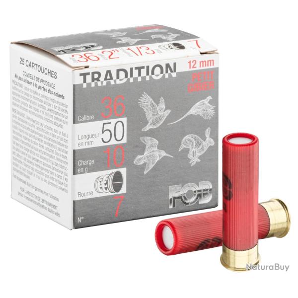 Cartouches Fob Tradition Cal 12 mm
