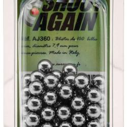 100 billes Acier - 7,9 mm.