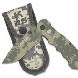 Couteau pliant tactique digital camo