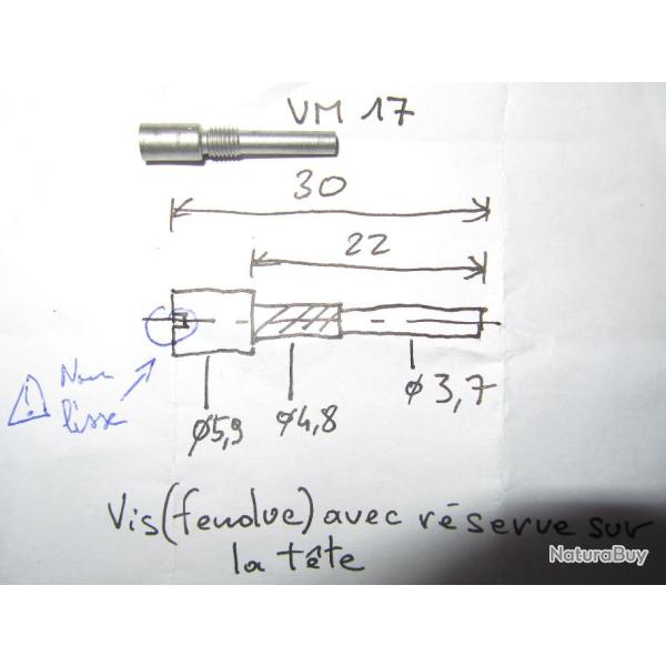 Vis mtaux (Rep VM17bis)