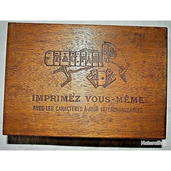 Jeux de caract�res � jour interchangeables - Vintage