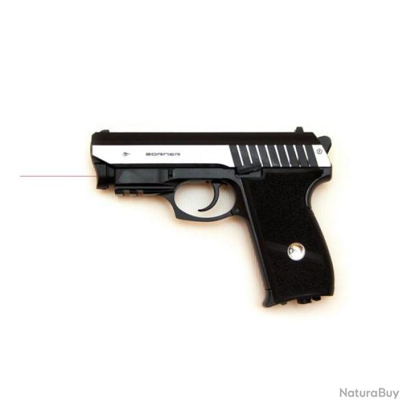 Pistolet � plomb Co2 Borner Panther 801 - Cal. 4.5 BB's - 4.5 mm / 3 Joules