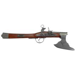 R&eacute;plique d&eacute;corative Denix de pistolet hache du XVII&egrave;me si&egrave;cle