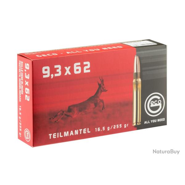 Munitions de grande chasse Geco 9.3 x 62