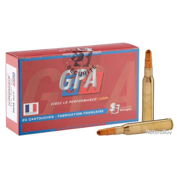 Cartouches � percussion centrale Sologne .270 Win � balle GPA