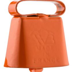 Sonnaillons orange fluo - H&eacute;len Baud. 3 cm