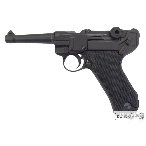 R�plique d�corative Denix du pistolet allemand Luger P08