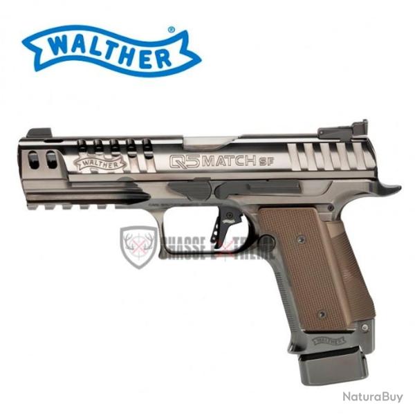 Pistolet WALTHER Q5 Match Sf Black Diamond 17 Cps Cal 9x19