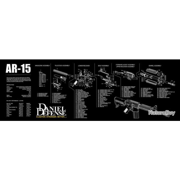 Tapis Original DANIEL DEFENSE Tekmat 12x36