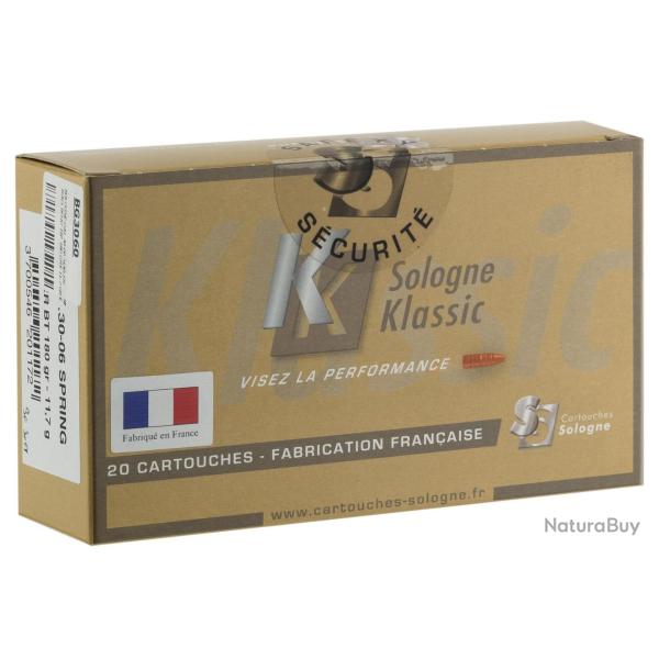 Cartouches � percussion centrale Sologne 30-06 Springfield