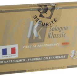 Cartouches &agrave; percussion centrale Sologne .308 Win subsonic, 168gr