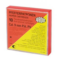 Bo&icirc;te de 10 cartouches 9 mm PA &agrave; poivre