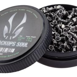 Plombs The Black Ops Soul &agrave; t&ecirc;te plate cal. 4,5 mm