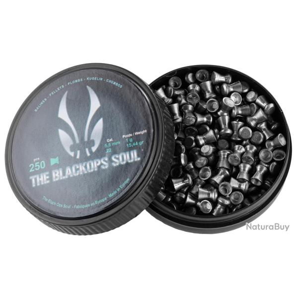 Plombs The Black Ops Soul � t�te plate cal. 5,5 mm