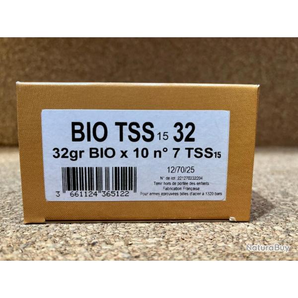 1 boite de 10 cartouches Jocker BIO TSS 15  32g C/12/70/12 - N�7