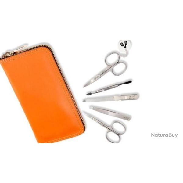 Trousse manucure 5 pi�ces Alpen soft 6812R.tabacco