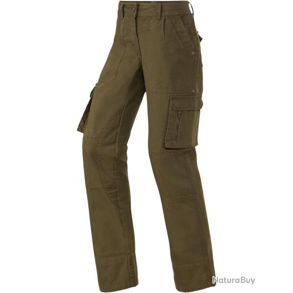 Pantalon cargo dame Franzi. olive