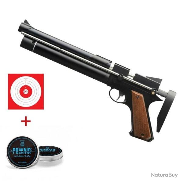 Pistolet PCP Artemis PP750 4.5 mm / Pistolet seul / 15 Joules - 4.5 mm / Pack / 15 Joules