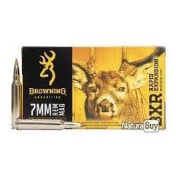 Munition grande chasse Browning cal. 7 mm Rem, 139gr