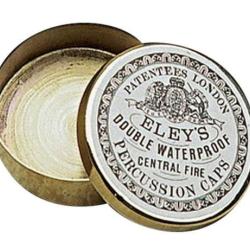 Bo&icirc;te d'amorces vide en laiton vintage