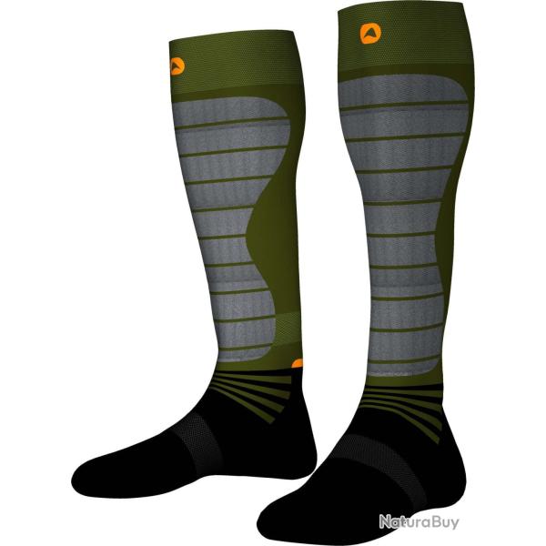 Chaussettes Monnet Hunting Expert kaki. P 43/44
