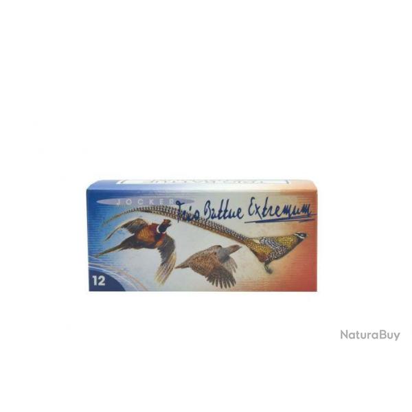 Boite de 10 cartouches Jocker Trio Battue Extremum 36 C/12/70/25 - Bourre jupe - N6/7/8