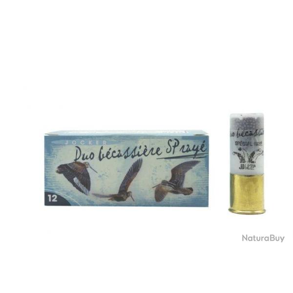 5 boites de 10 cartouches Jocker Duo B�cassi�re SP ray� 34 C/12/70/16 - Bourre piston - N�8/10