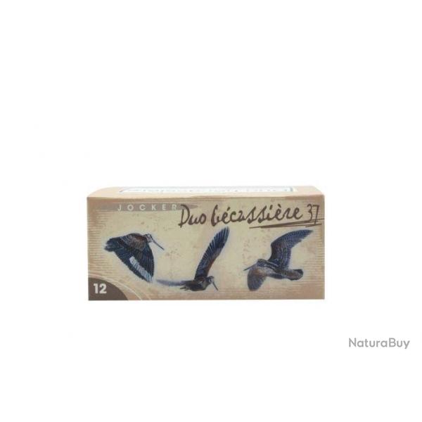 5 boites de 10 cartouches Jocker Duo B�cassi�re 37 C/12/70/25 - Bourre jupe - N�8/10