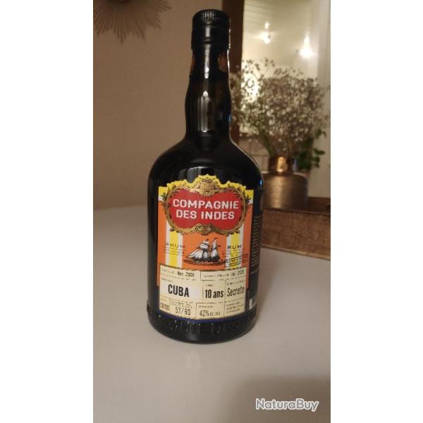 RHUM COMPAGNIE DES INDES 10 ANS EDITION LIMITEE