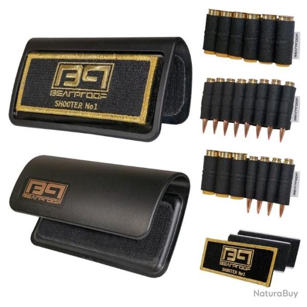 NOUVEAU Busc de crosse r�glable BEARPROOF Noir