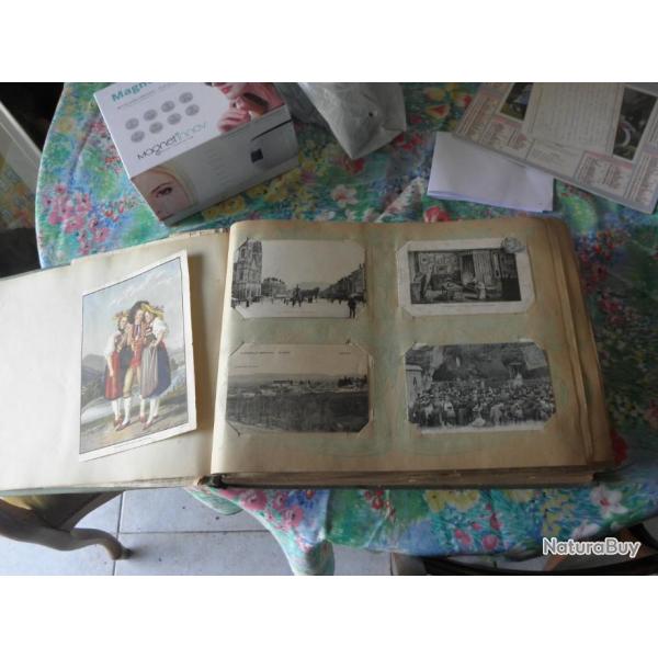 480 carte postale ancienne CPA avec album + coupures de journaux marie mauron saint remy