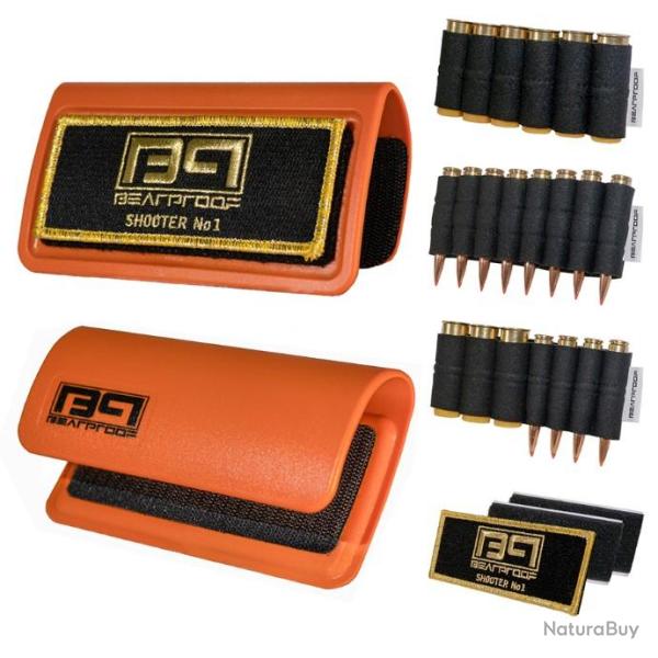 NOUVEAU Busc de crosse r�glable BEARPROOF Orange