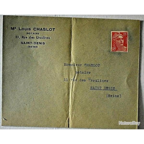 15 francs sur pli - Marianne de Gandon - Non Oblit�r�