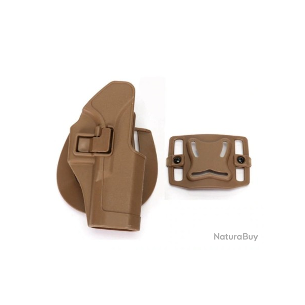 Holster de ceinture GAUCHER pour GLOCK 17, 19, 22, 23, 31 et 32