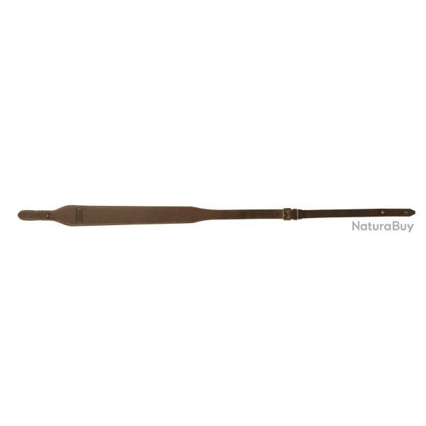 Bretelle carabine en cro�te de cuir, boutons - Country Sellerie