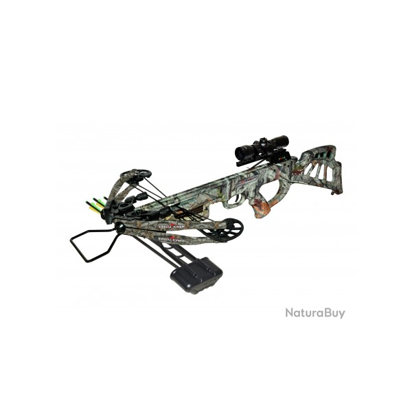 HORI-ZONE - KIT ARBAL�TE EXECUTIONER 175 LBS CAM REVERSE (Camo 2) + 6 Traits carbone 20 "