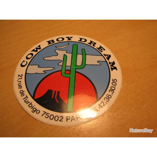 Autocollant Cow Boy Dream (a65)