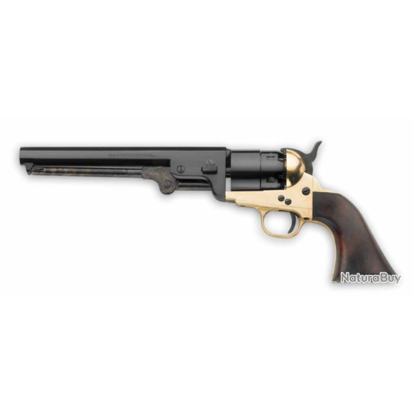 Revolver PIETTA 1851 Navy Laiton Calibre 44 Canon 7.5"