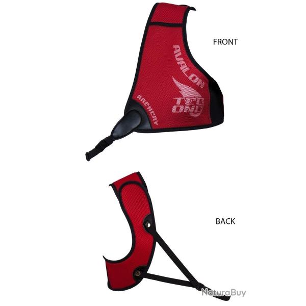 AVALON - Plastron TEC Rouge DROITIER (RH) XS