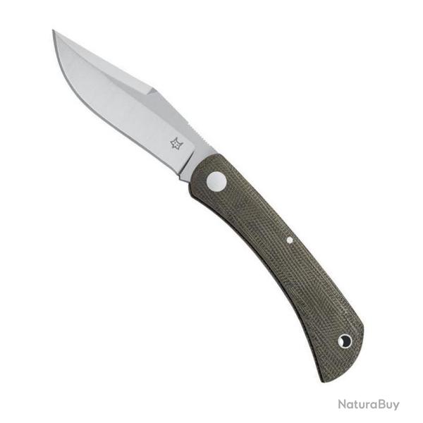 Couteau "Libar", Manche micarta vert fonc� [Fox Production]