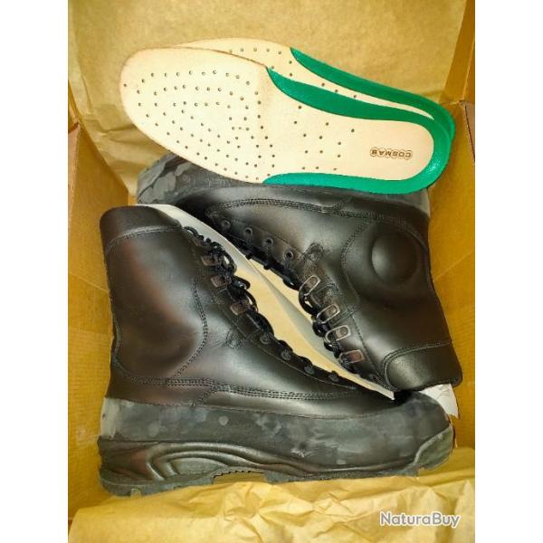 Chaussures cuir Cosmas GTX commando noire / rangers CP / neuves / arm�e de l air