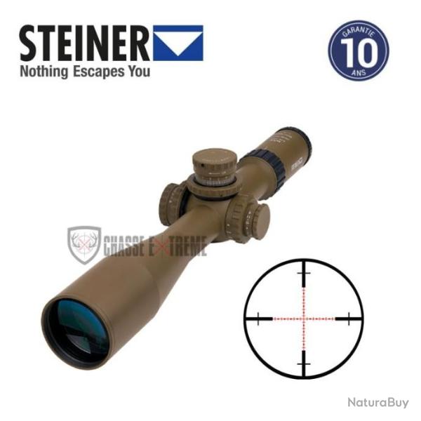 Lunette de Tir STEINER Military M5xi 5-25x56mm R�ticule Mil-Dot G2b Coyotte Brown