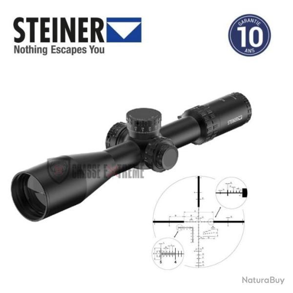 Lunette de Tir STEINER Military M7xi 4-28x56 R�ticule Msr2 Lumineux - Noir