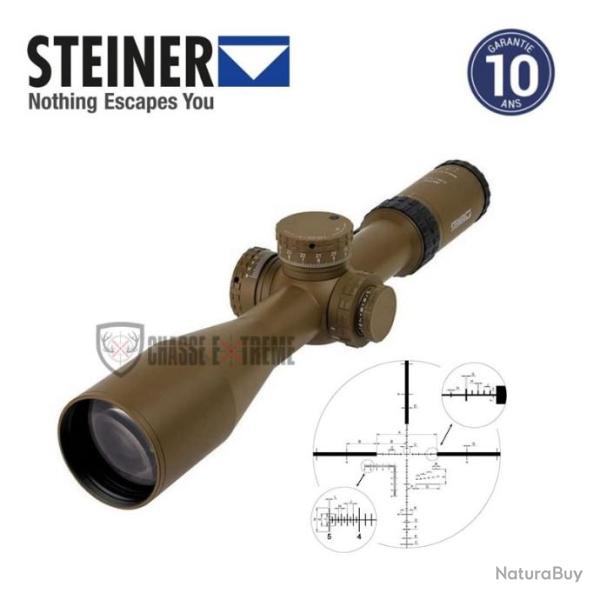 Lunette de Tir STEINER Military M7xi 4-28x56 R�ticule Msr2 Lumineux -Coyotte Brown