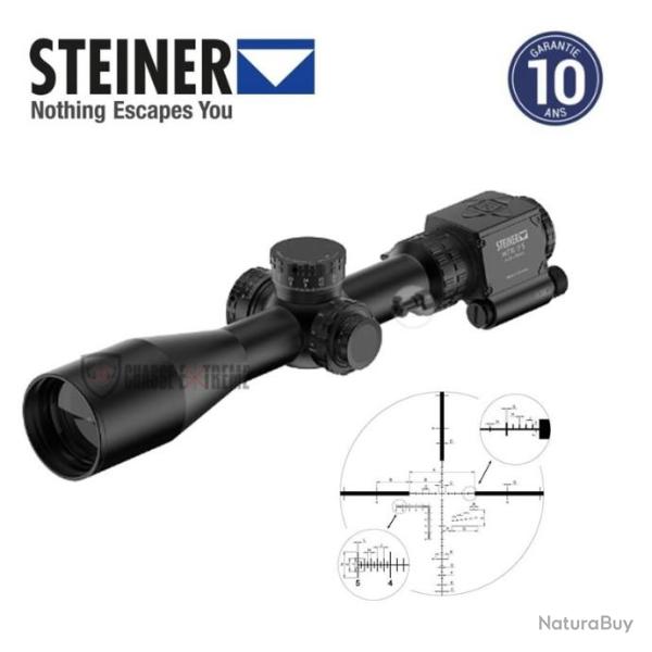 Lunette de Tir STEINER Military M7xi 4-28x56 R�ticule Msr2 Ifs Lumineux