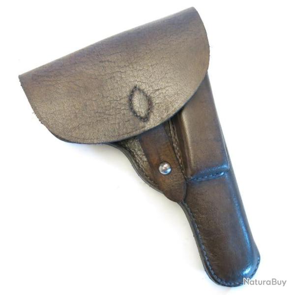 Etui cuir marron pistolet Star 1914