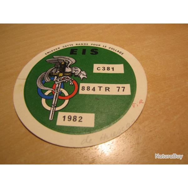 Autocollant  IES 1982 (a79)